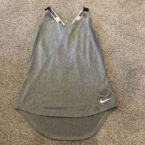 Gray Nike Dri fit tank